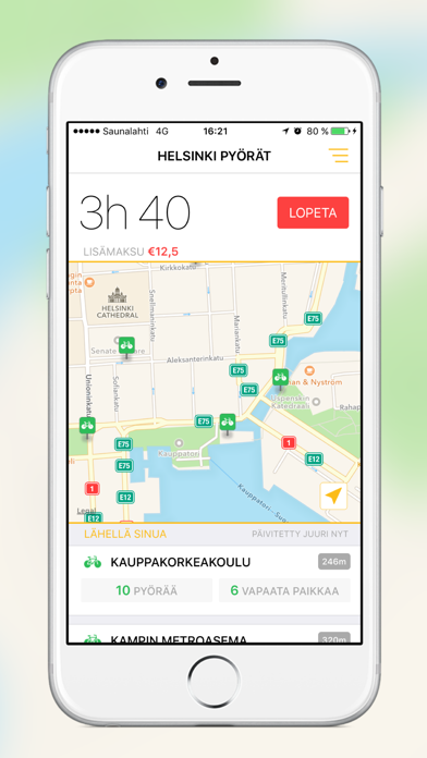 Screenshot #2 pour Helsinki-pyörät