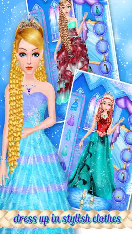 Game screenshot Ice Принцесса прически салон игры для девочек hack