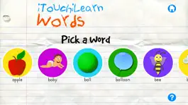 Game screenshot iTouchilearn Words Free for Preschool Reading, Spelling, Speech Skills hack