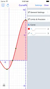 Curve Plot Graph Calc Lite screenshot #5 for iPhone