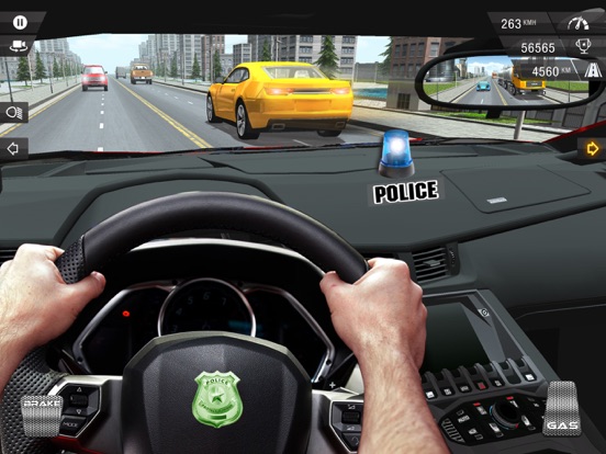Screenshot #5 pour Racing In Police Car