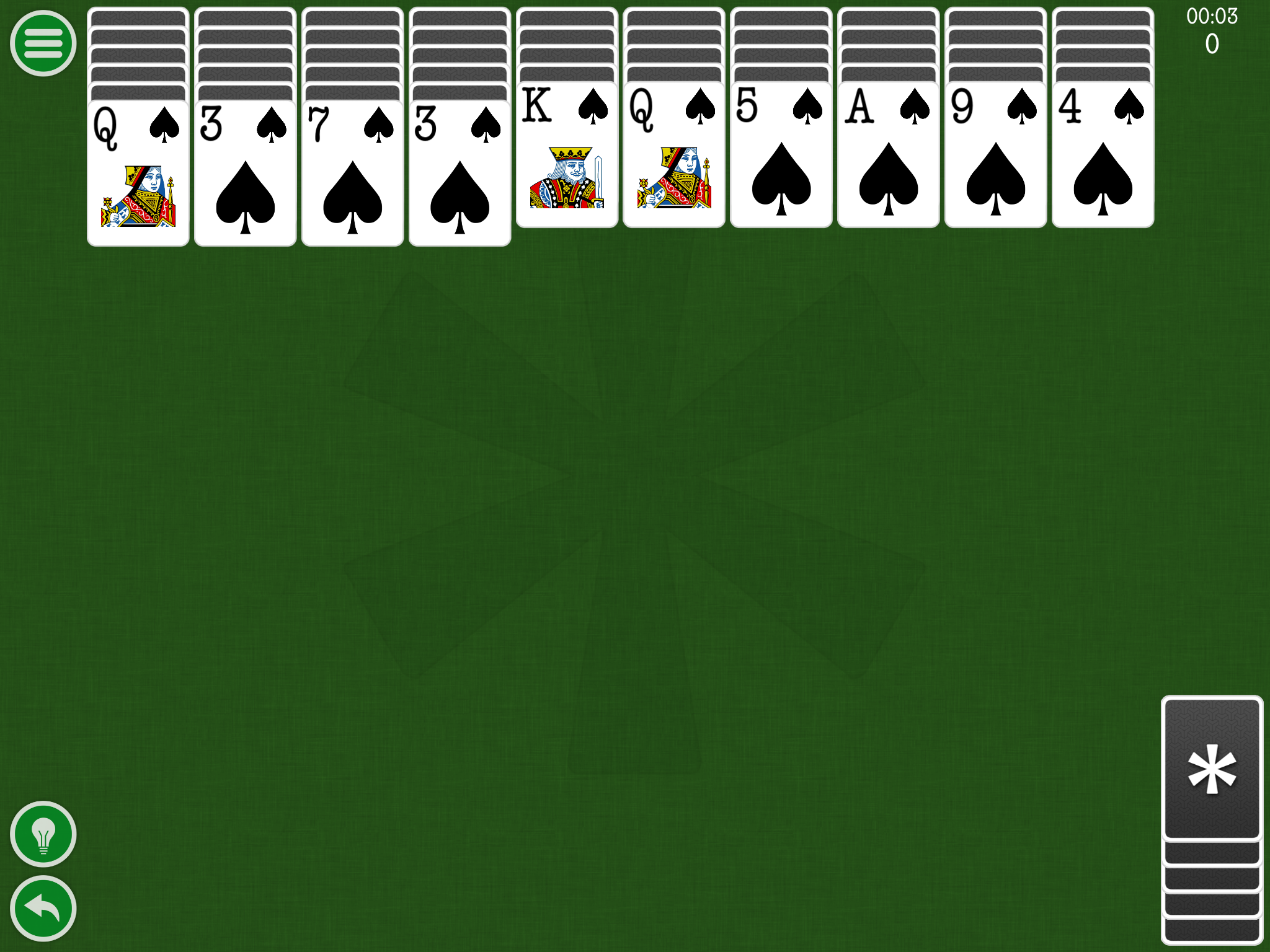 Spider Solitaire Classic Patience Game Free Edition by Kinetic Stars KS screenshot 11