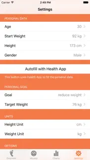 weight tracker lite iphone images 4