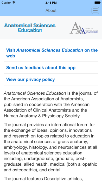 How to cancel & delete Anatomical Sciences Education from iphone & ipad 2