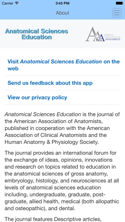 Anatomical Sciences Education