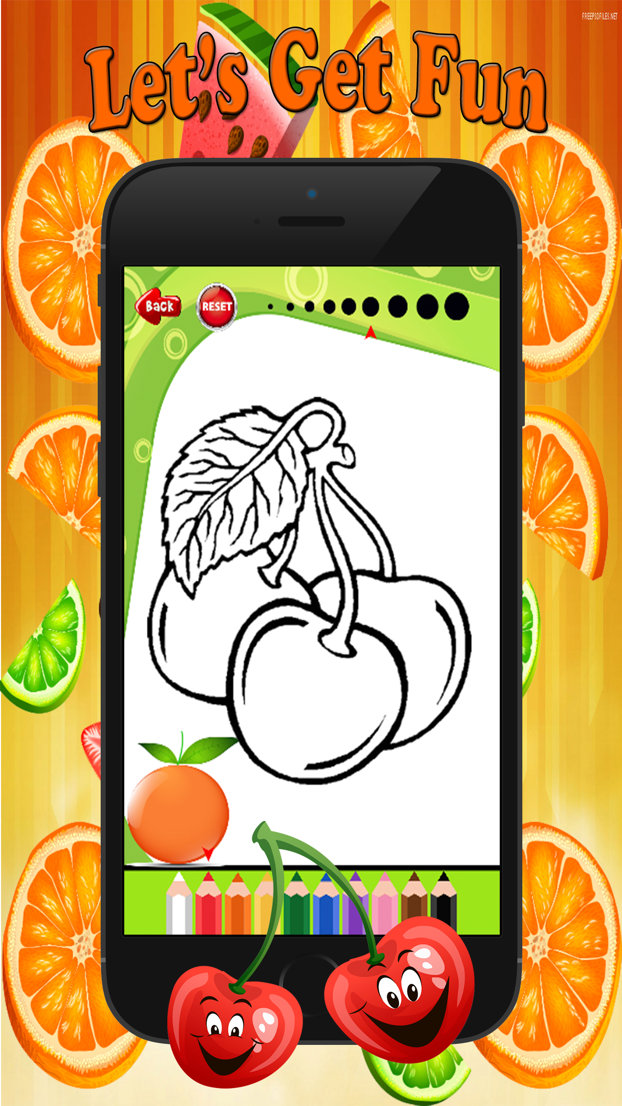 Fruit Vegetable Paint and Coloring Book: Learning Skill The Best of Fun Games Free For Kids screenshot 4
