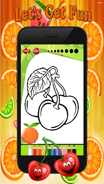 Fruit Vegetable Paint and Coloring Book: Learning Skill The Best of Fun Games Free For Kids screenshot-3