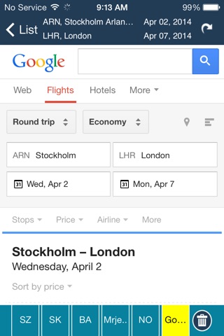 Stockholm Arlanda Airport (ARN) Flight Tracker Scandinavian Sweden Skavsta Bromma screenshot 4