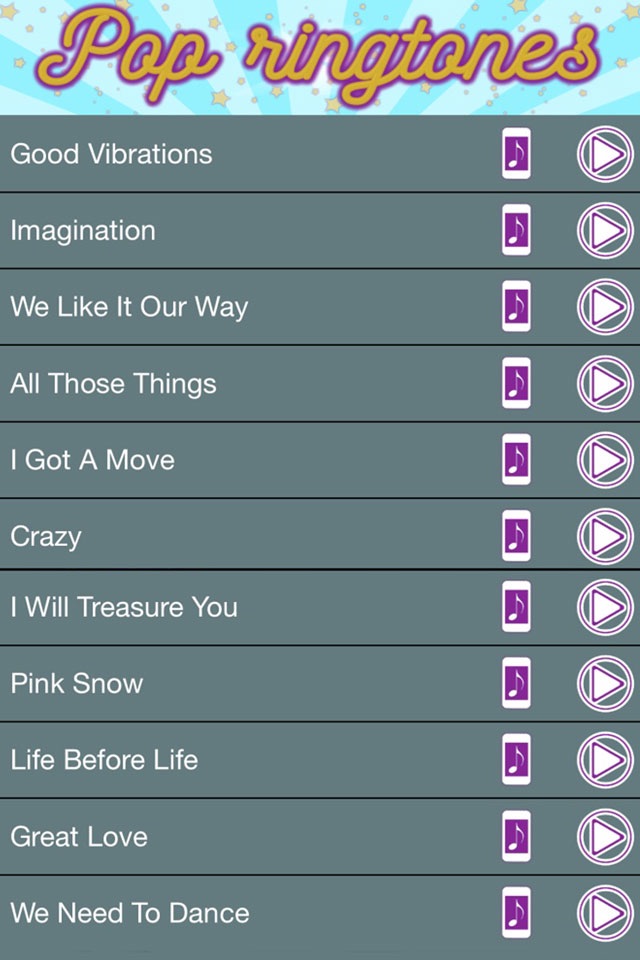 Pop Ringtones – Set Best Free Sounds & Notification Alert.s for iPhone screenshot 3