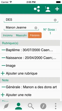 Game screenshot Généatique apk
