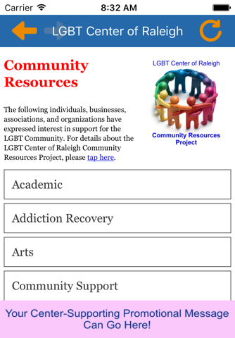 LGBT Center of Raleigh screenshot 2