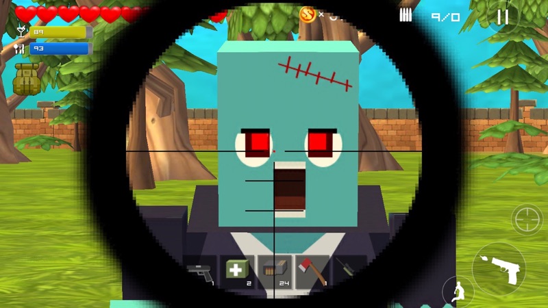 Pixel Gun Tiro - Bloco Cidade Sniper Guerras screenshot 2