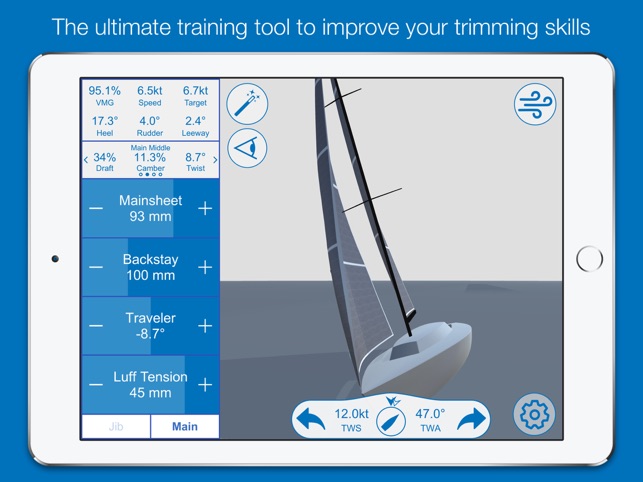 North U Sailing Trim Simulator - Virtual, Sailor, Wind, Navigation, Regatta  on the App Store
