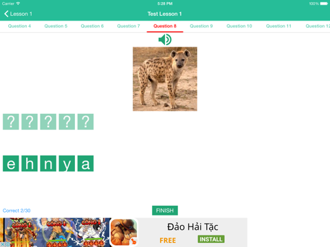 Screenshot #6 pour Learn English By Picture and Sound - Topic : Animals