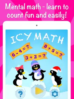 Icy Math Free Addition and Subtraction game for kids and adults good brain training and fun mental maths tricks iPad image 1