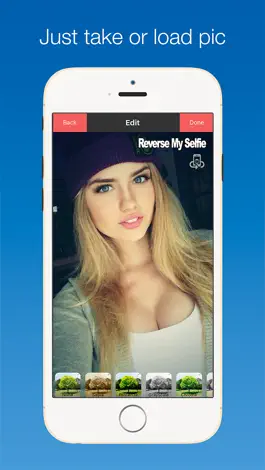 Game screenshot Reverse My Selfie : horizontal reverse your front facing camera photos apk