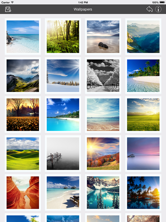 Screenshot #4 for Wallpaper Collection Landscape Edition