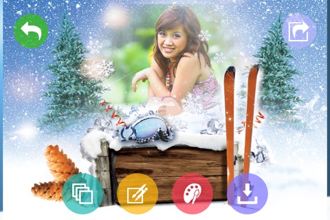 Winter Photo Frames & Photo Editor screenshot 2