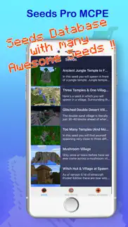 seeds pe : free maps & worlds for minecraft pocket edition iphone screenshot 1