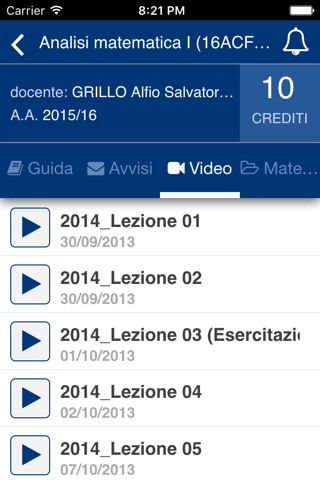PoliTO App screenshot 2