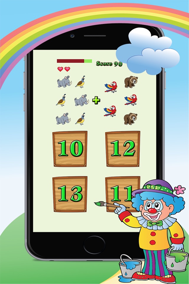 Genuis Math Kids of King Plus Kindergarten Grade 1 Addition & Subtraction screenshot 3