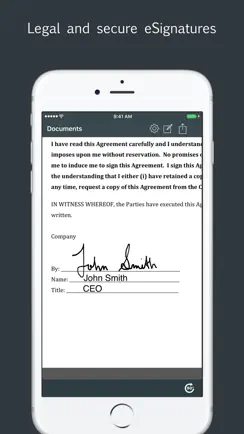 Sign by JotNot - fill and sign PDF form or sign PDF document iPhone image 1