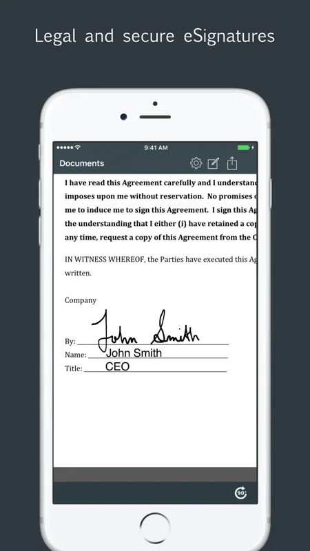 Sign by JotNot - fill and sign PDF form or sign PDF document screenshot 1 of 5