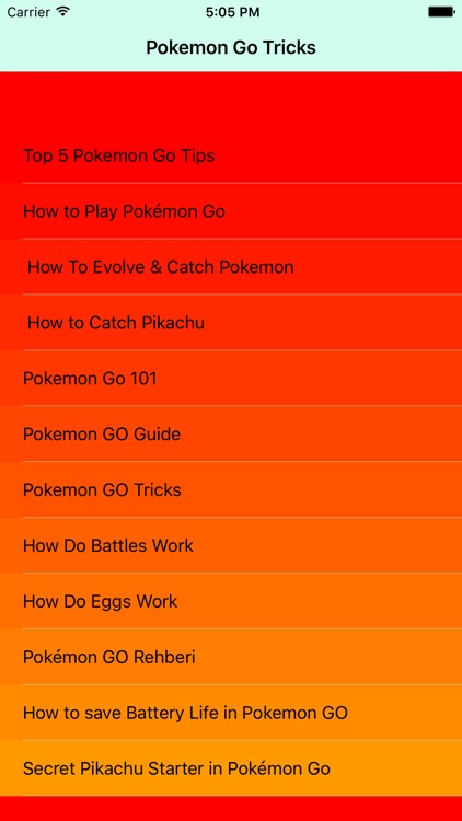 Guide Pro For Pokemon go