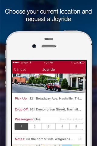 Joyride - Shuttle & Touring Service screenshot 2