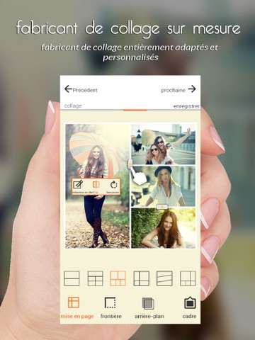 Screenshot #6 pour Fabricant de forme carré Photo Collage Maker - disposition de cadres, modèles de Collage de photos, mélange de l'image