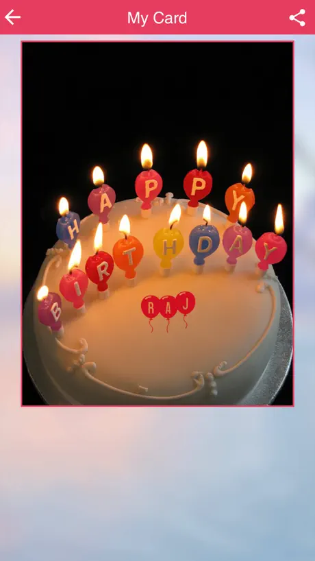 Name On Birthday Cake