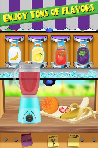 Icy Milkshake & Fruit Juice Maker - A Summer Frozen Food Stand for Ice Desserts screenshot 3