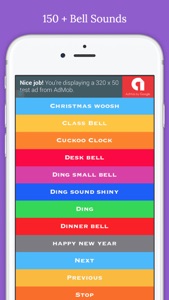 Bell Sounds FREE (Christmas,Fire alarm,Police Siren,Schoo Bells Sound) screenshot #3 for iPhone