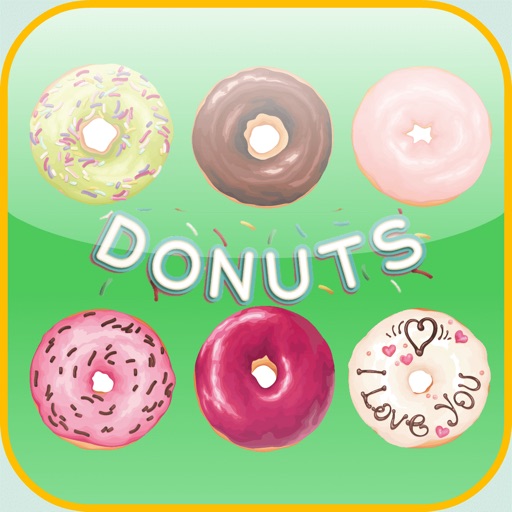 explosive donuts match - hot  a mini donut games free for boy and girl icon