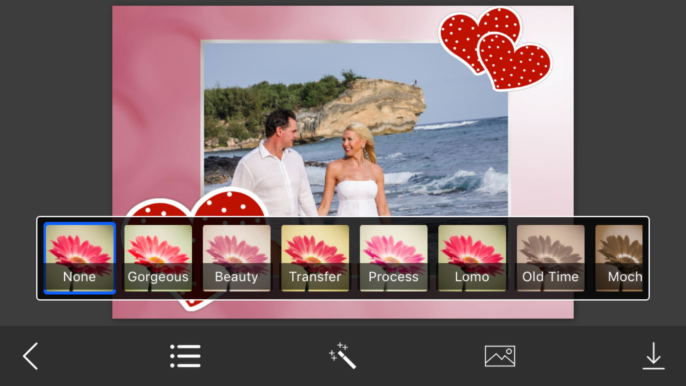 Make Lovely Valentine With Partner - Instant Frame Maker & Photo Editor screenshot 4