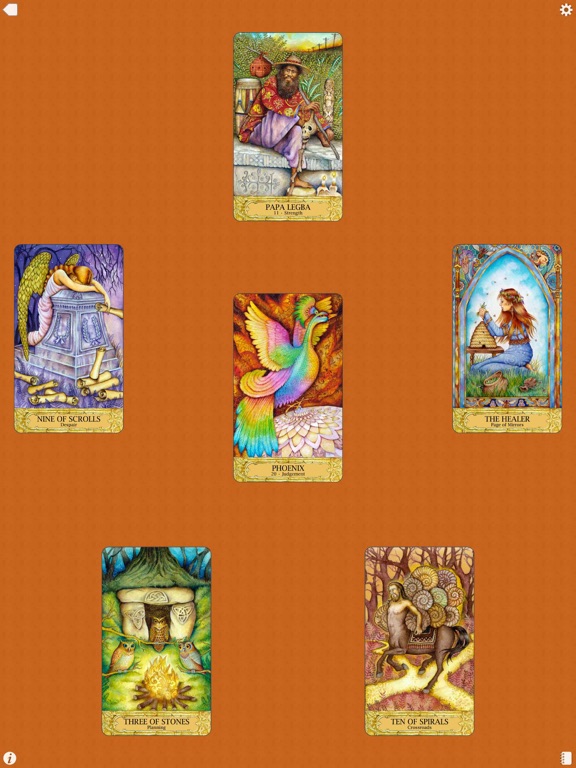 Chrysalis Tarot iPad screenshot 5 - Entertainment app