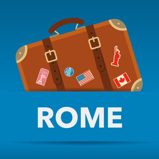 Rome offline map and free travel guide icon