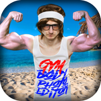 Gym Body Photo Studio Editor - Become a Bodybuilder Add Pix Pack and Biceps Camera Stickers