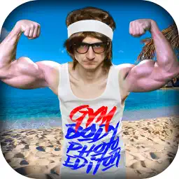Gym Body Photo Studio Editor - Become a Bodybuilder, Add Pix Pack and Biceps Camera Stickers app icon