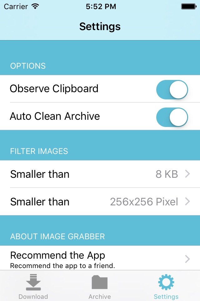 Image Grabber - download multiple images screenshot 3