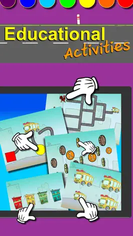 Game screenshot Wheels on the bus sing along song games for kids apk