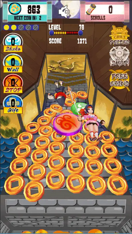 Ninja Coin Pusher