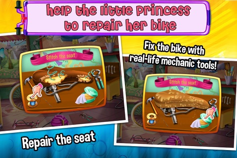 Princess Bicycle Fix it & Decoration Games For Girls screenshot 3