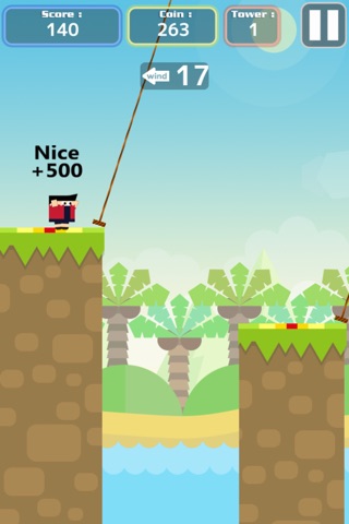 Heros Swing Adventure: Tight Rope And Fly screenshot 2