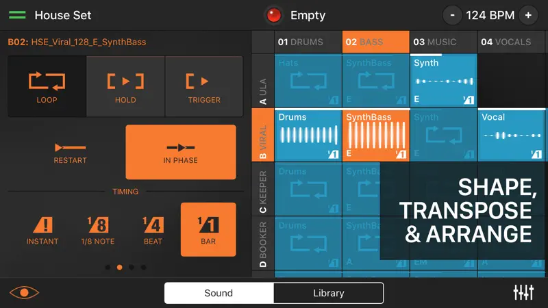 Hook for iPhone - Live DJ and Mashup Workstation screenshot 3 of 5