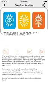 Milos Guide App screenshot #3 for iPhone