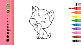 Game screenshot Cute Cats Coloring Book - Painting Game for Kids hack