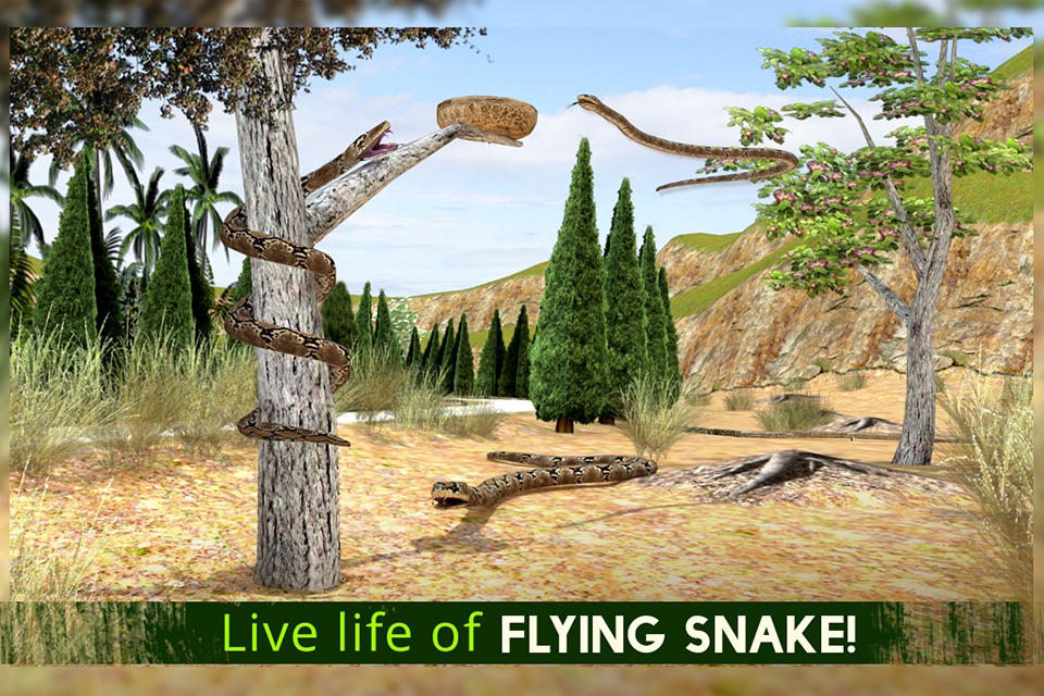Real Flying Snake Attack Simulator: Hunt Wild-Life Animals in Forest screenshot 3