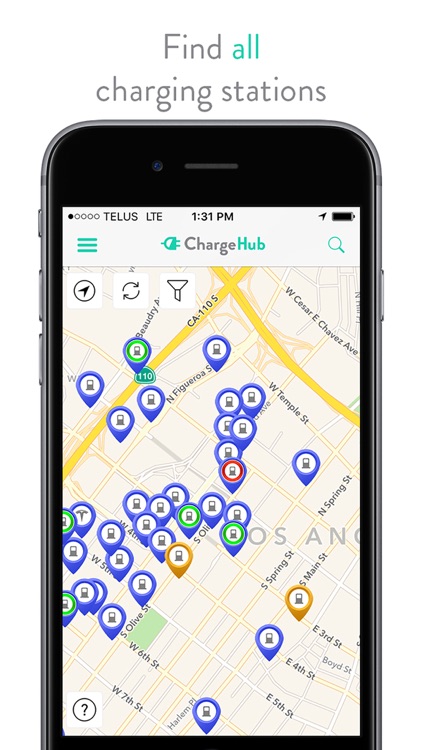 ChargeHub EV Map