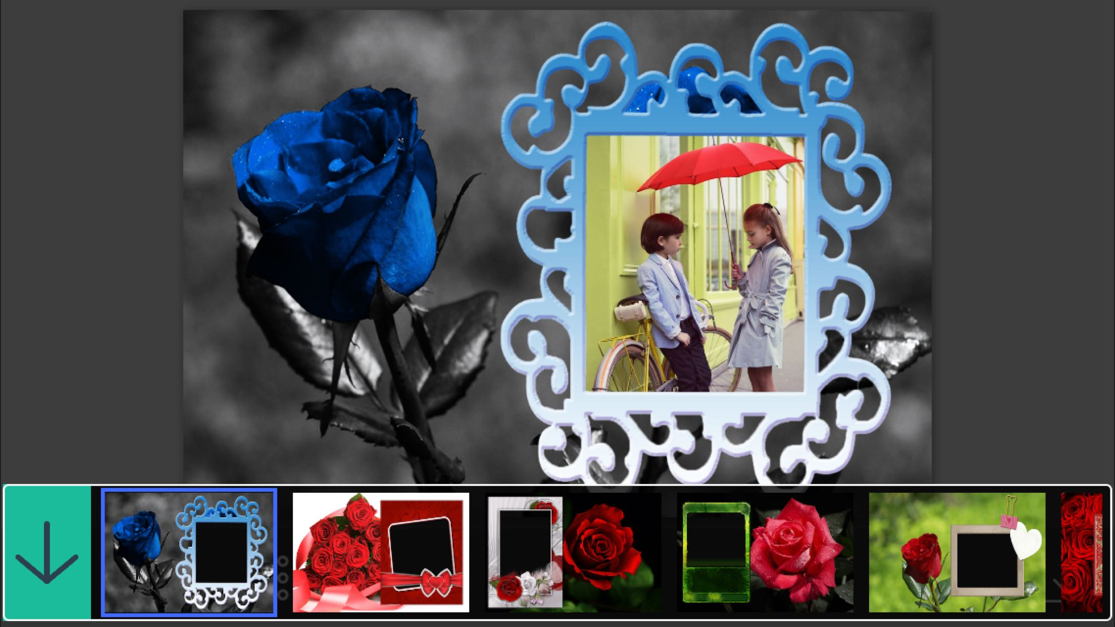 Rose Flowers Photo Frame - Make Awesome Photo using beautiful Photo Frames screenshot 4